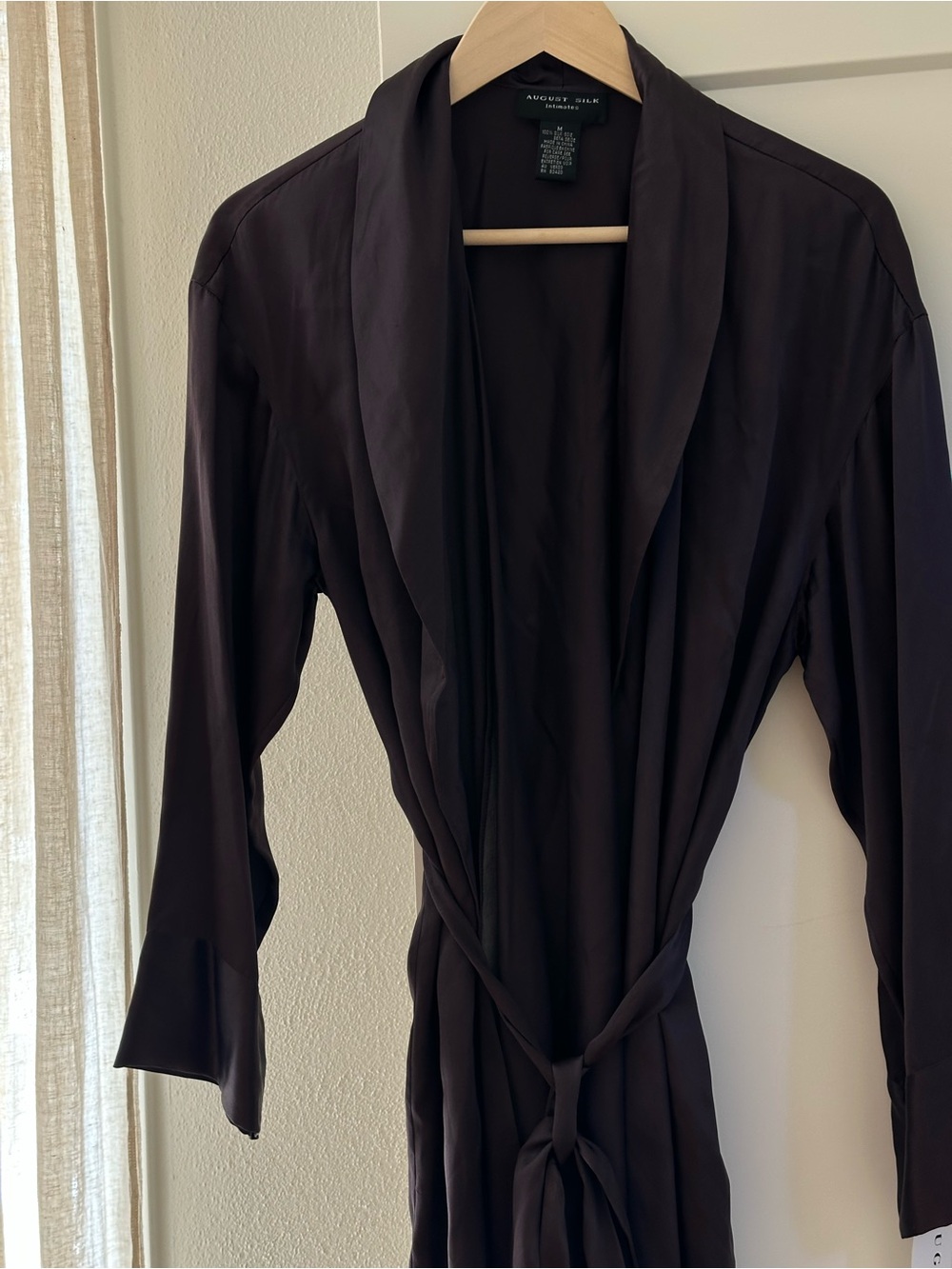100% Silk NWT Short Robe - Picture 6 of 8